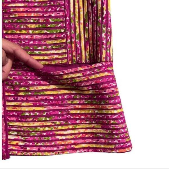 Chico's‎ Annabelle Pink Striped Blazer Sugarberry Dream Size 0 (4) - Picture 8 of 13